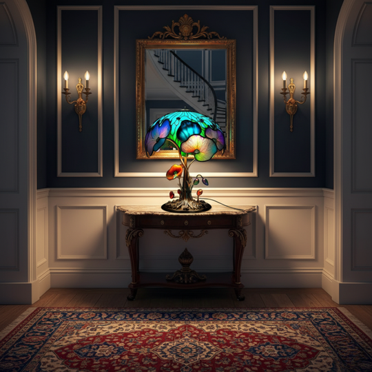 Bohemian lamp – Mushroom shape and flower