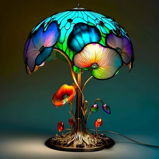 Bohemian lamp – Mushroom shape and flower